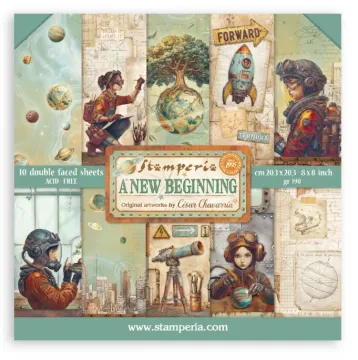 A New Beginning 8x8 Papers, 10 sheets